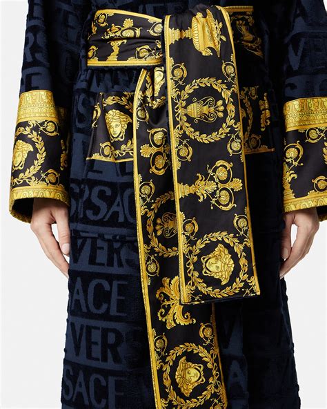 baroque versace t shirt|Versace baroque bathrobe price.